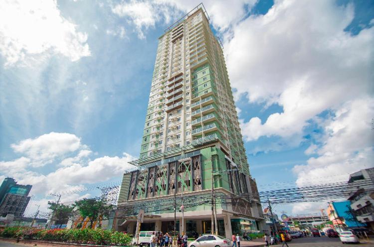 セブ市 Twin Bed Unit- Migas Haven At Sunvida Towerアパートホテル エクステリア 写真